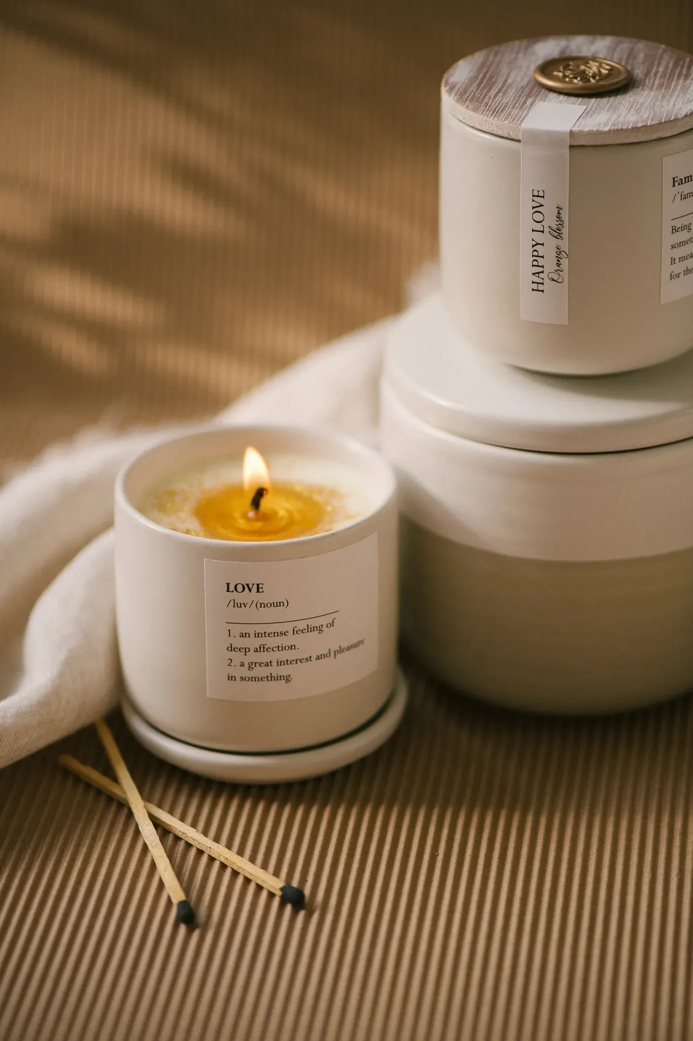 The Lux Bloom Soy Candle